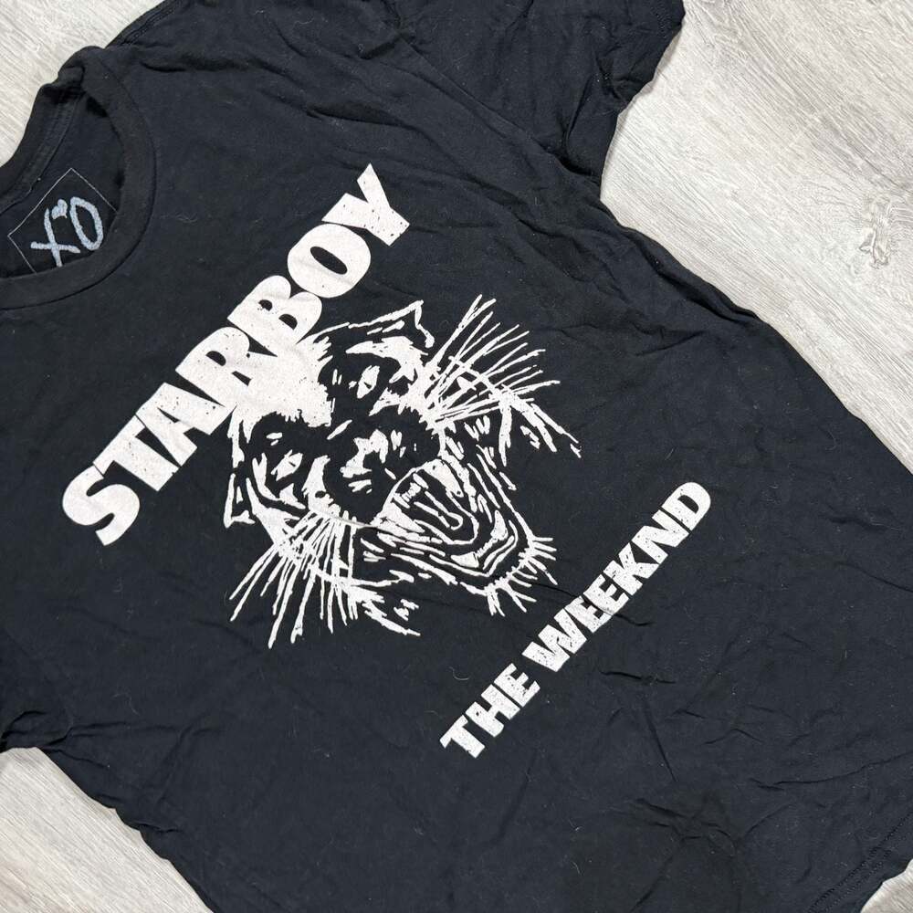 Mens The Weeknd XO Starboy Panther Graphic T-Shirt Medium - Picture 4 of 6
